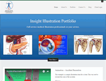 Tablet Screenshot of insightillustration.com